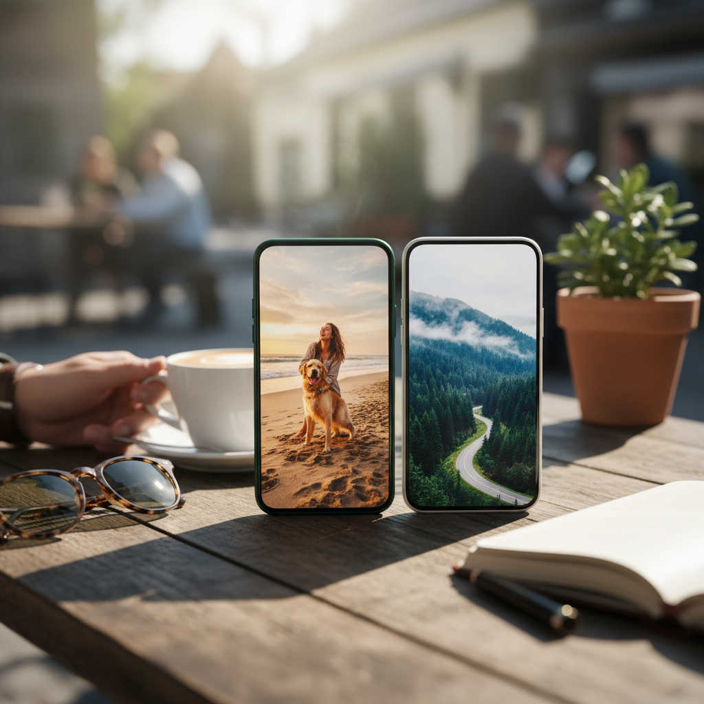 camera samples from both phones