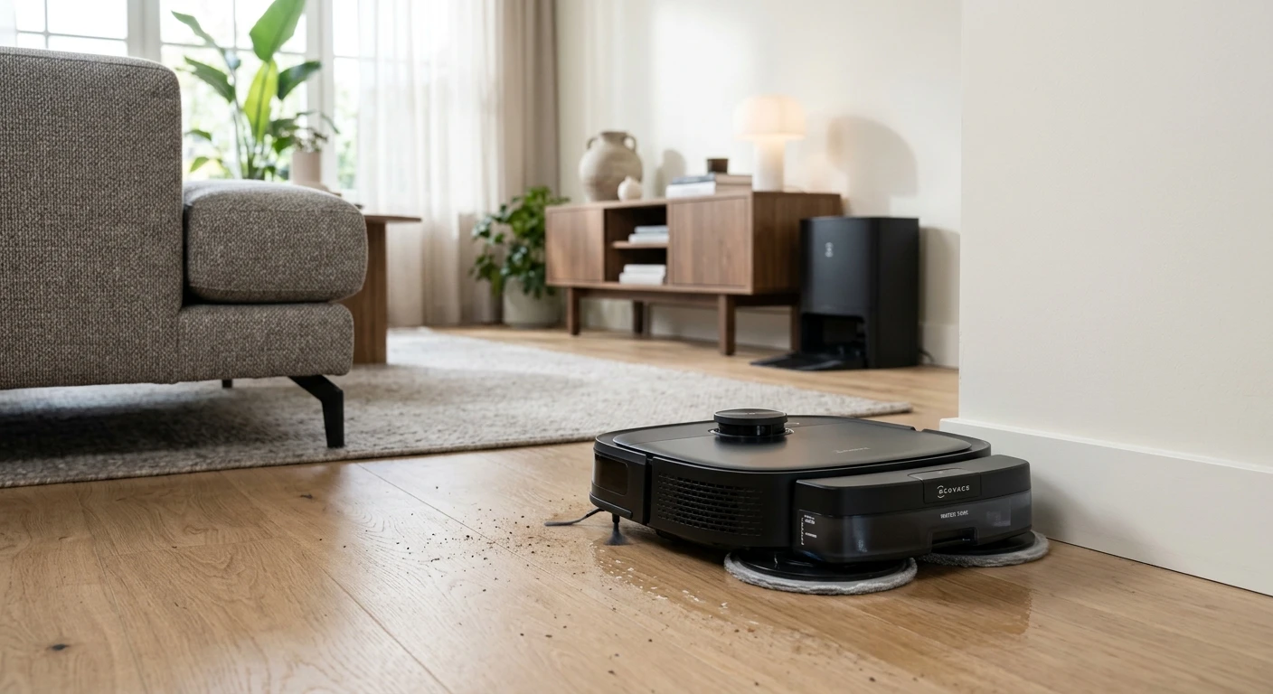 Ecovacs Deebot X2 Omni with water tank and vacuum module