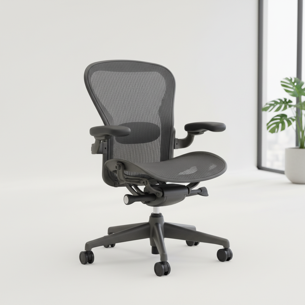 Herman Miller Aeron chair in a modern office setting