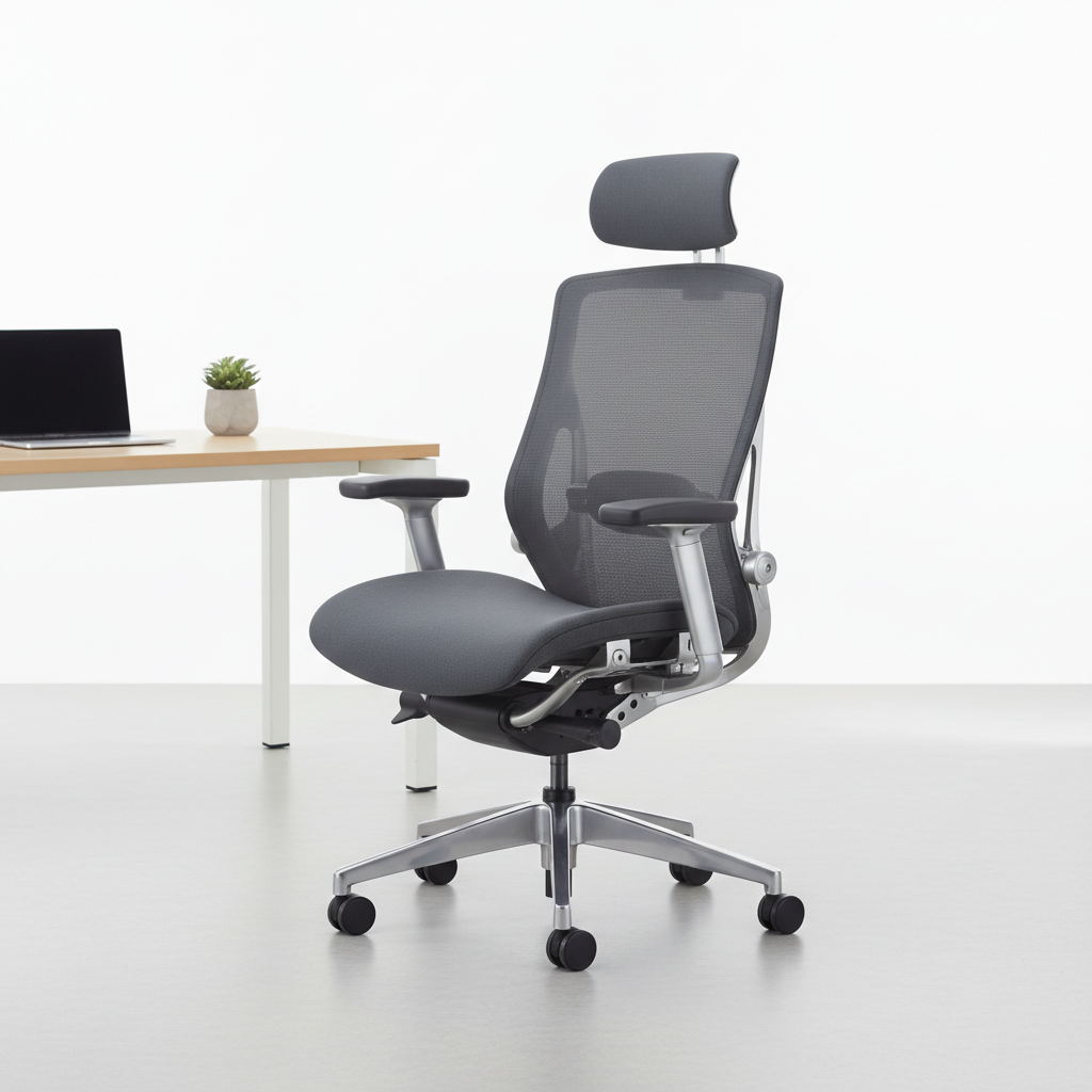 Humanscale Freedom chair in a minimalist office