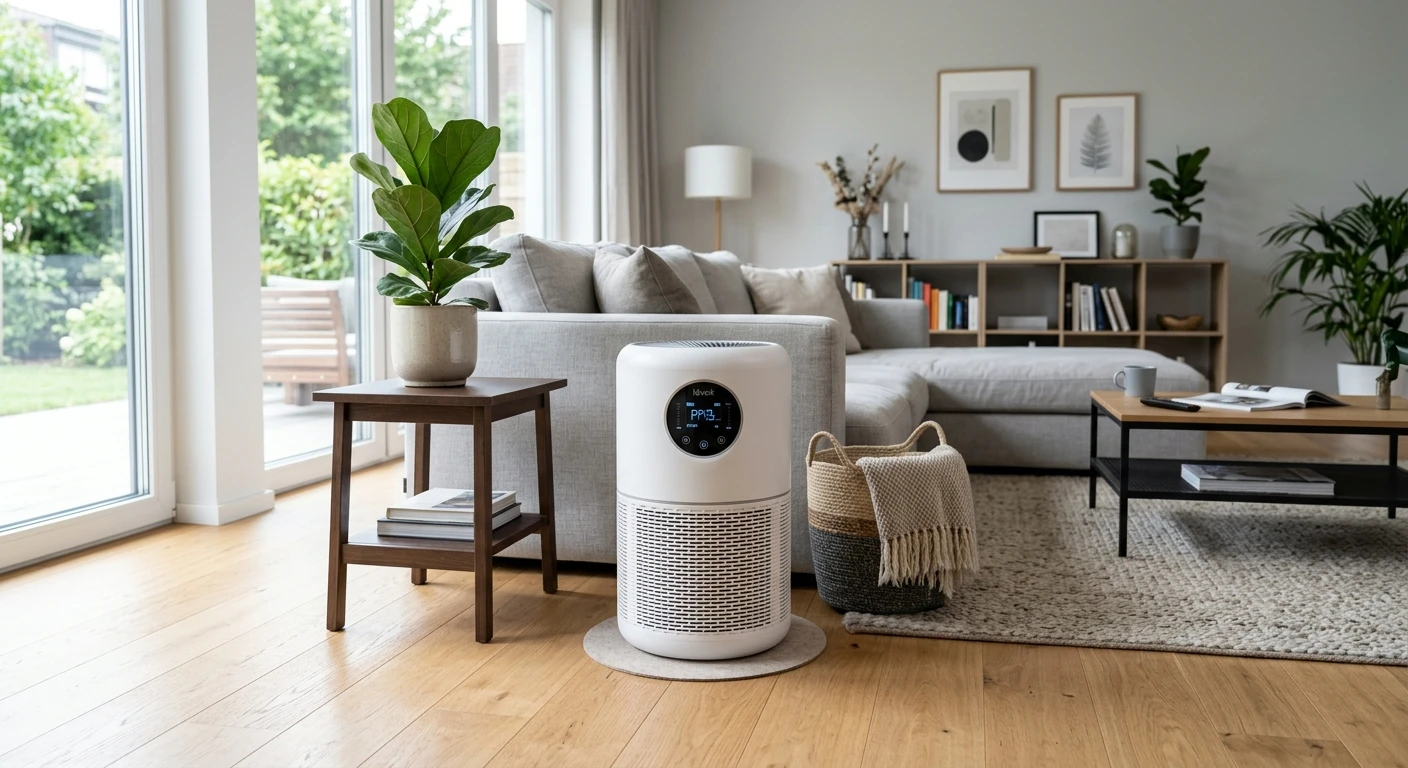 Levoit Core 600S placed in a spacious living room