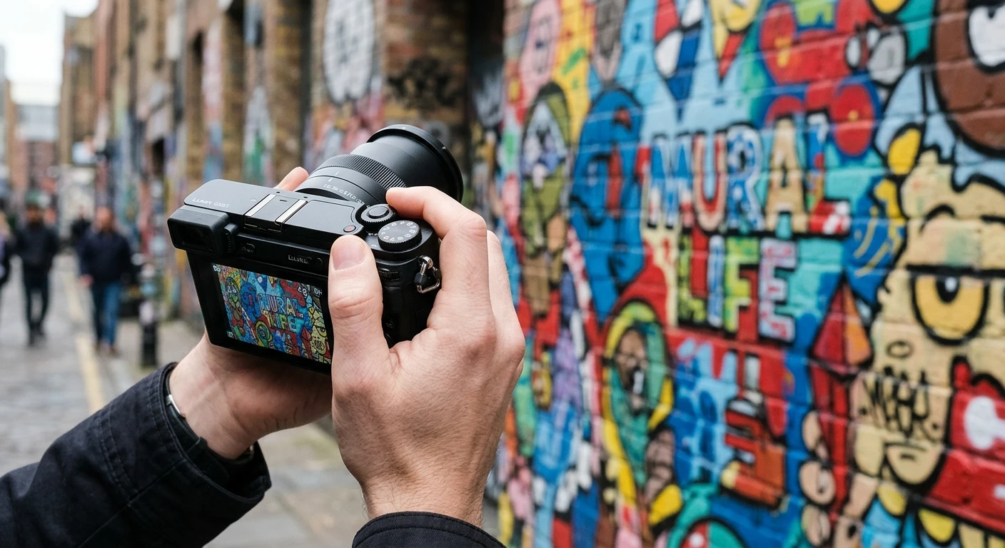 Panasonic Lumix GX85 capturing street art