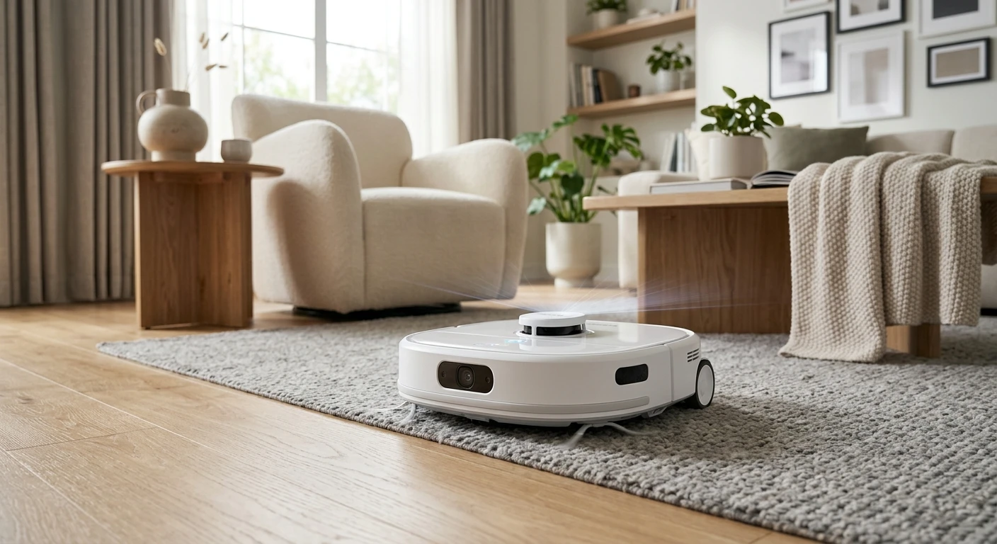 Samsung Jet Bot AI+ mapping a living room